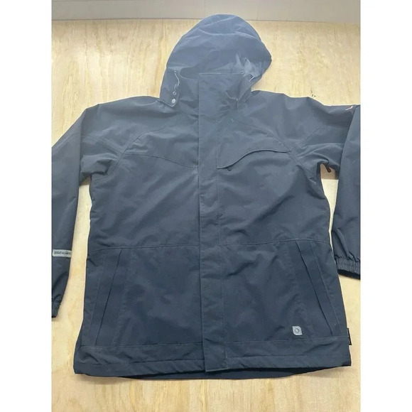 Vintage Columbia Convert Jacket Men's Large Blue Large L With Hood Warm Warn - Picture 1 of 10